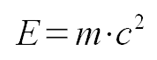 E=m.c^2